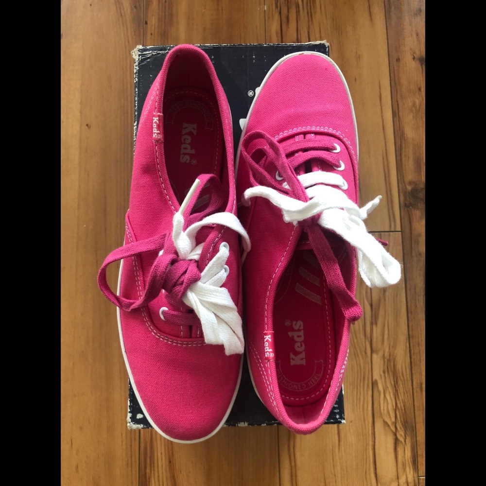Keds Hot pink - double laced sneakers